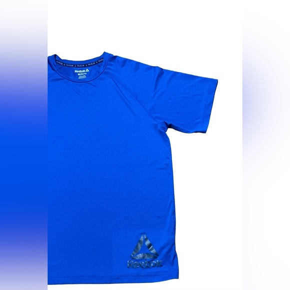 Reebok Men's Duration Quick Dry Short Sleeve Athletic T-Shirt, Up to Size M - Picture 3 of 6